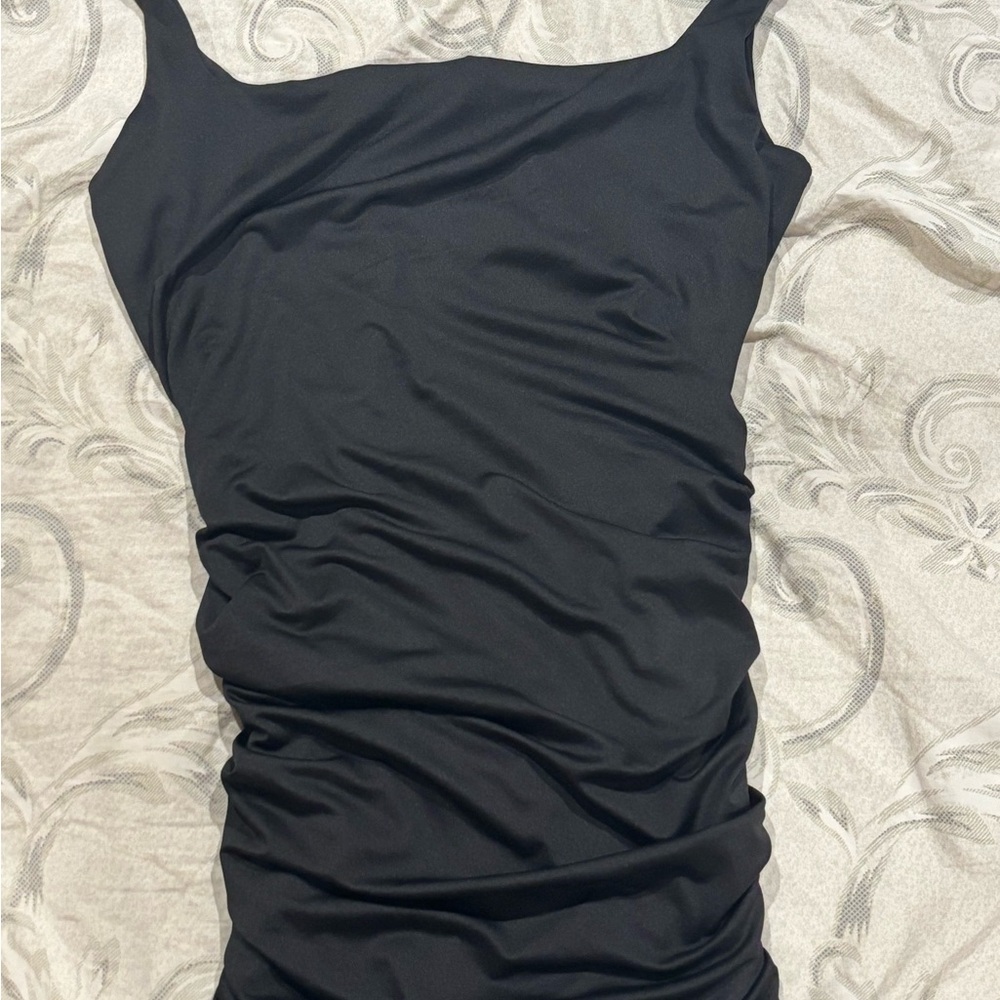 Tight Black Dress, super flattering